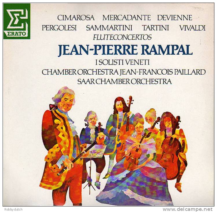 * 3LP *  JEAN-PIERRE RAMPAL - FLUTECONCERTOS (Holland 1985 Ex!!!) - Klassiekers