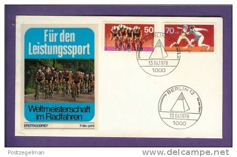 GERMANY-BERLIN 1978 FDC Sporthilfe 567-568 - Other & Unclassified