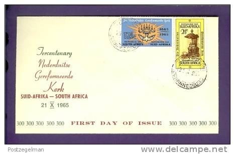 RSA 1965 Mint FDC No 2 Dutch Reformed Church 346-347 - Christianity