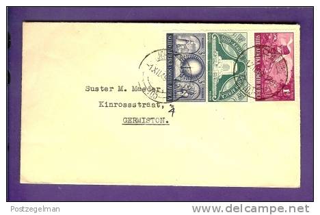 SOUTH AFRICA 1949 Addressed FDC Voortrekkers 217-219 - FDC