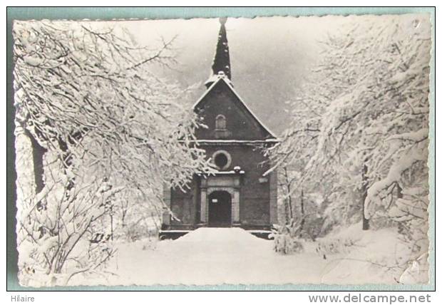 Cpsm 38 SAINT ST LAURENT DU PONT Chapelle ND Du Chateau - Neige- - Saint-Laurent-du-Pont