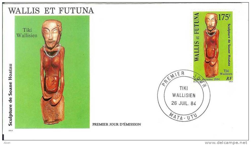 FDC 654  WALLIS Et FUTUNA - PA 137  TIKI WALLISIEN - FDC