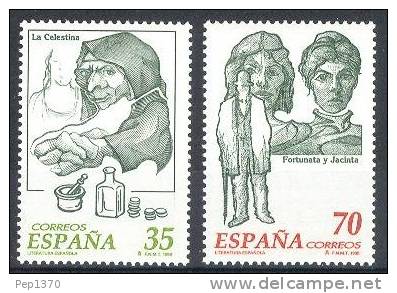 ESPAÑA 1998 - LITERATURA ESPAÑOLA PERSONAJES DE FICCION - Edifil Nº 3538-3539 - Yvert Nº 3113-3114 - Neufs