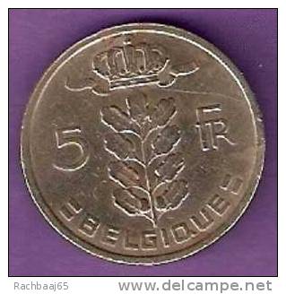 PIECE DE 5 Francs BELGE De 1958 - 5 Francs