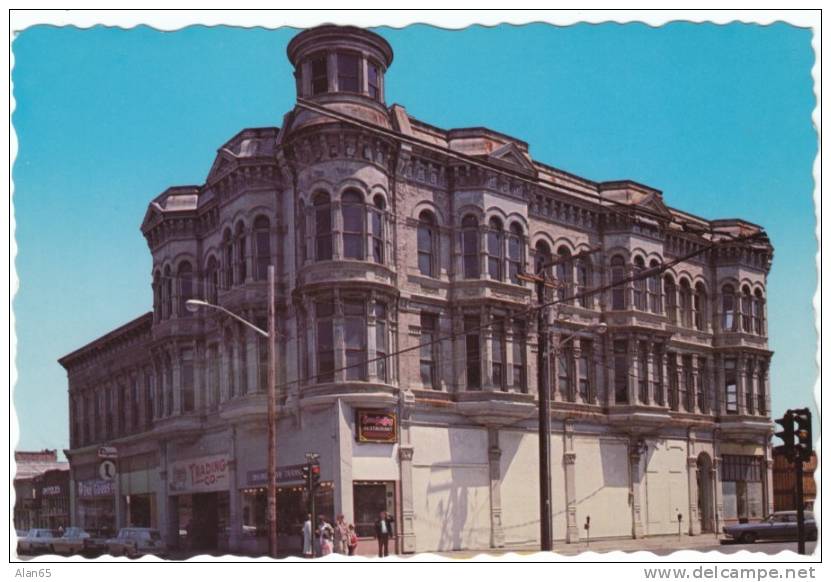 Port Townsend WA, Hastings Building Victorian Architecture On C1970s/80s Vintage Postcard - Andere & Zonder Classificatie