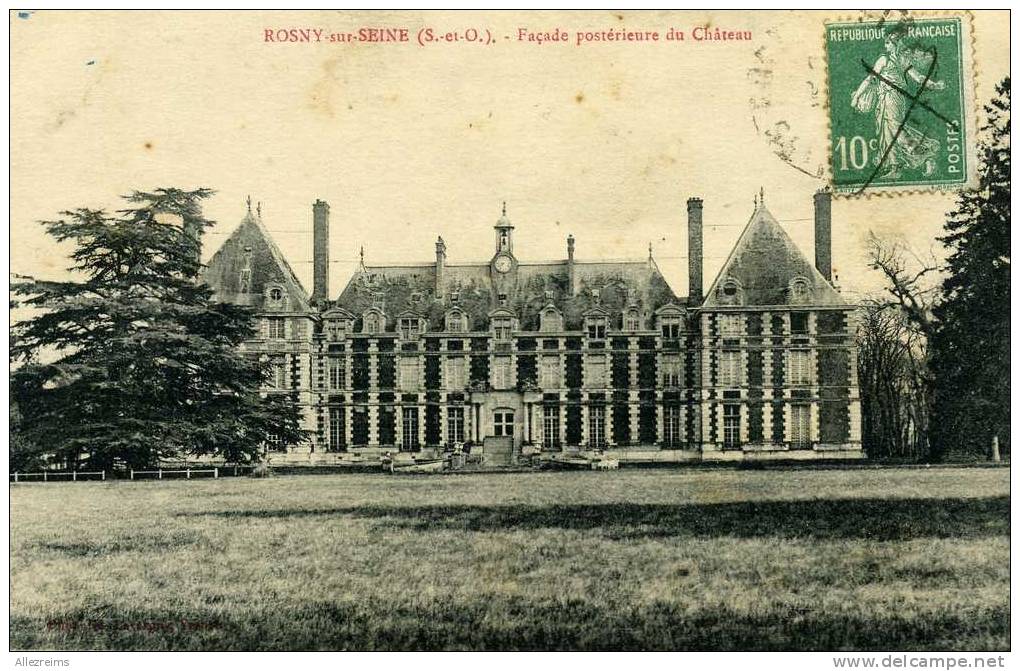 CPA 78 : ROSNY SUR SEINE     Le Chateau  A VOIR !! - Rosny Sur Seine