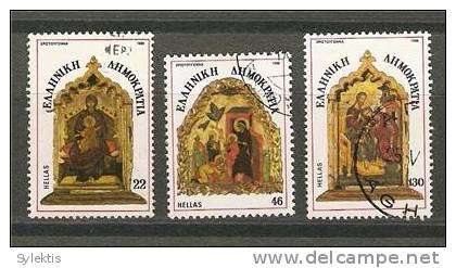 GREECE 1986 CHRISTMAS SET USED - Usados