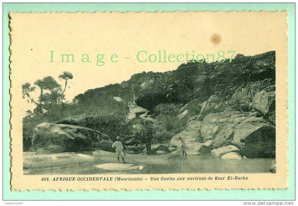 AFRIQUE - MAURITANIE - UNE GUELTA Aux Environs De KSAR EL-BARKA - Mauretanien