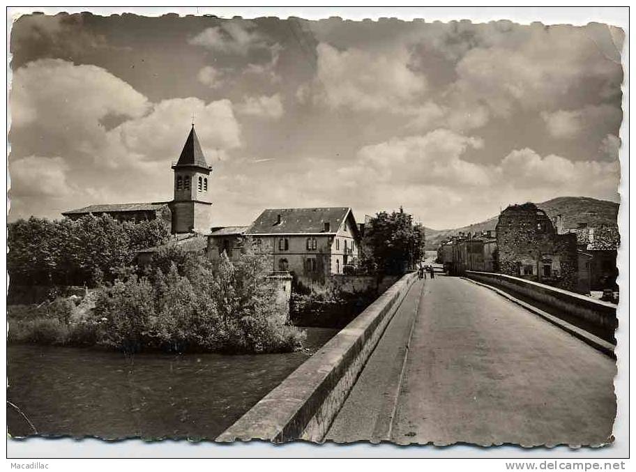 - CPSM - VARILHES (1956) - L'Eglise Et Le Pont - Varilhes