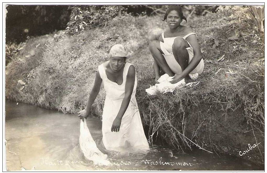 LAVEUSES CARTE PHOTO COUBA - Haiti