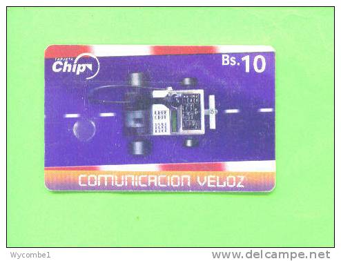 BOLIVIA - Chip Phonecard/Phone On Wheels - Bolivia