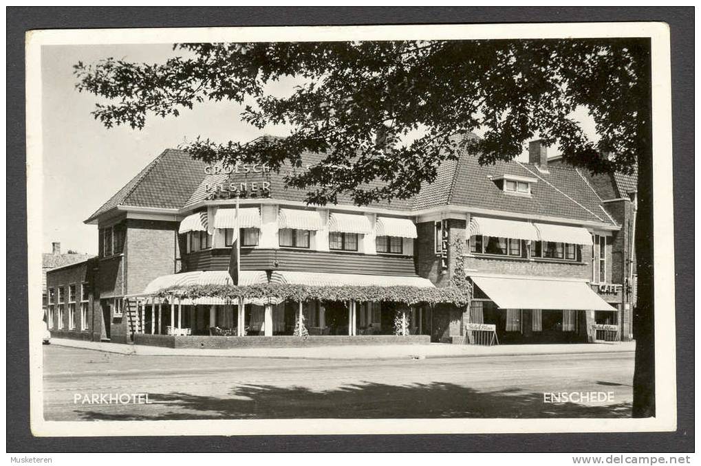 Netherlands Overijsel Enschede Park Hotel Echte Echt Real Photo Véritable - Enschede