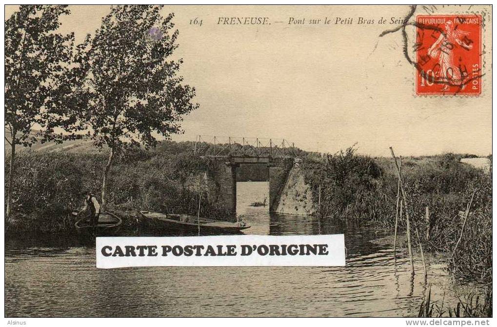 FRENEUSE (YVELINES) - PONT SUR LE PETIT BRAS DE SEINE - Freneuse