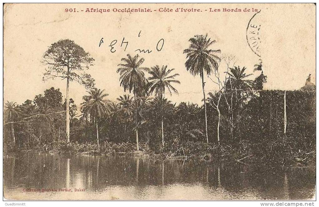 Côte D'Ivoire. Coll.Fortier. Cp En L'état. - Ivory Coast