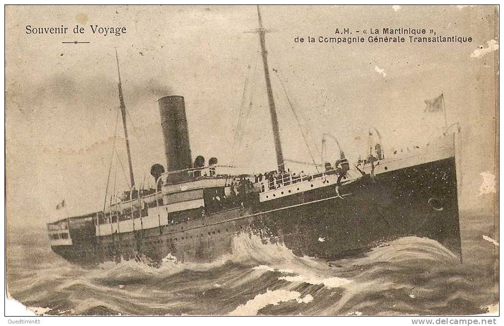 "La Martinique" , De La Cie Générale Transatlantique. - Steamers