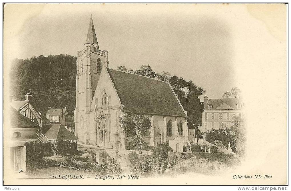 VILLEQUIER  -  L'Eglise, XVe Siècle - Villequier