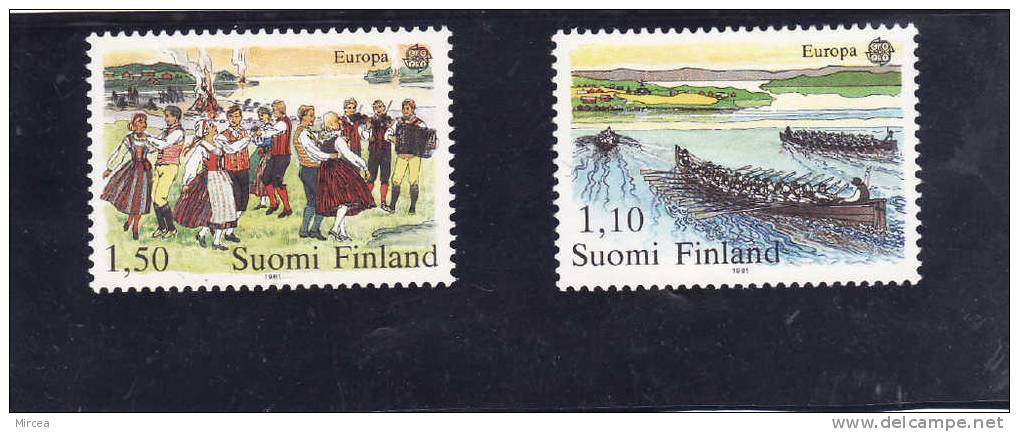 Finlande - Yv. No. 845-6 Neufs** - Ungebraucht