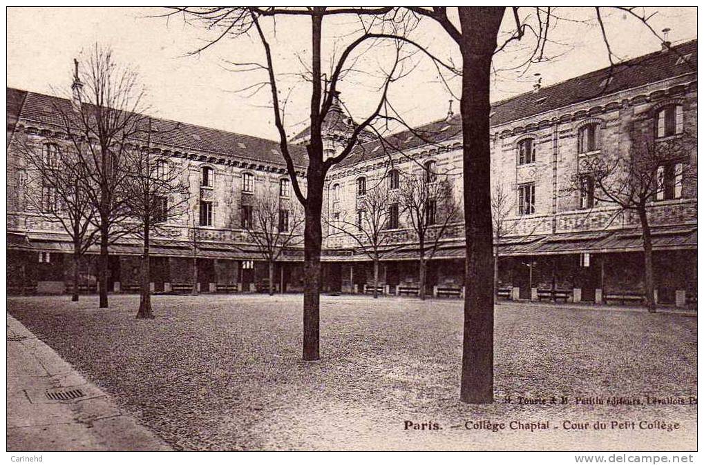 PARIS COLLEGE CHAPTAL COUR PETIT COLLEGE - Enseignement, Ecoles Et Universités
