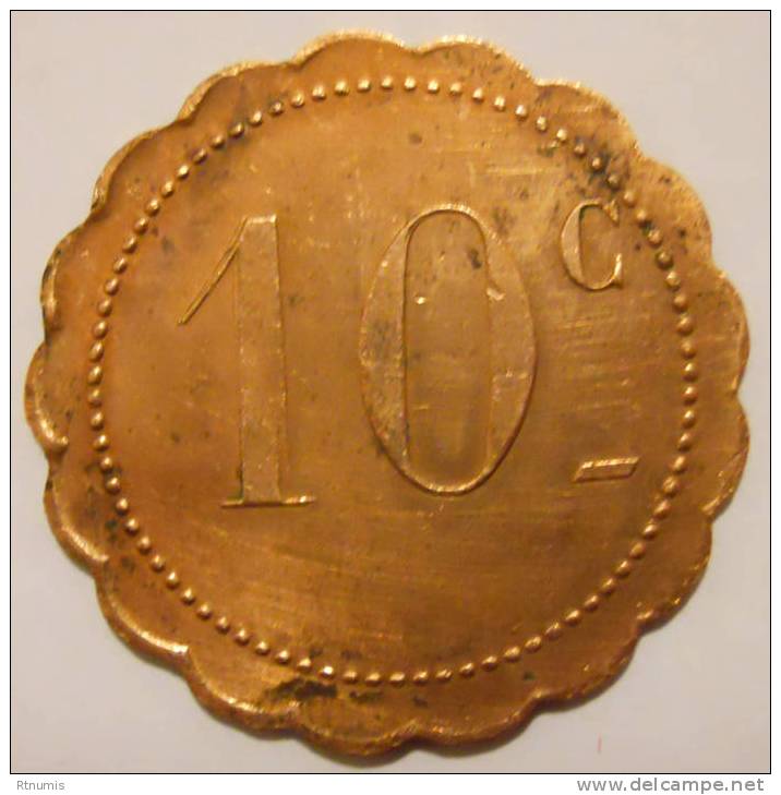 Montpellier 34 J. Bresson Et Cie 10 Centimes 1916-17 Elie 310.1 - Monetary / Of Necessity