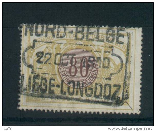 SP39 Met Stempel NORD-BELGE / LIEGE-LONGDOZ - Nord Belge