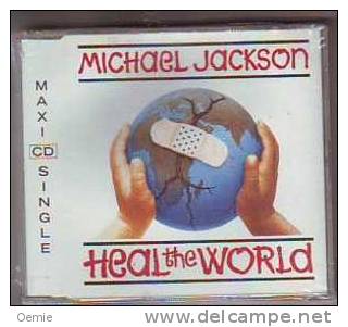 MICHAEL  JACKSON  °°°   HEAL  THE  WORLD  CD MAXI - Soul - R&B