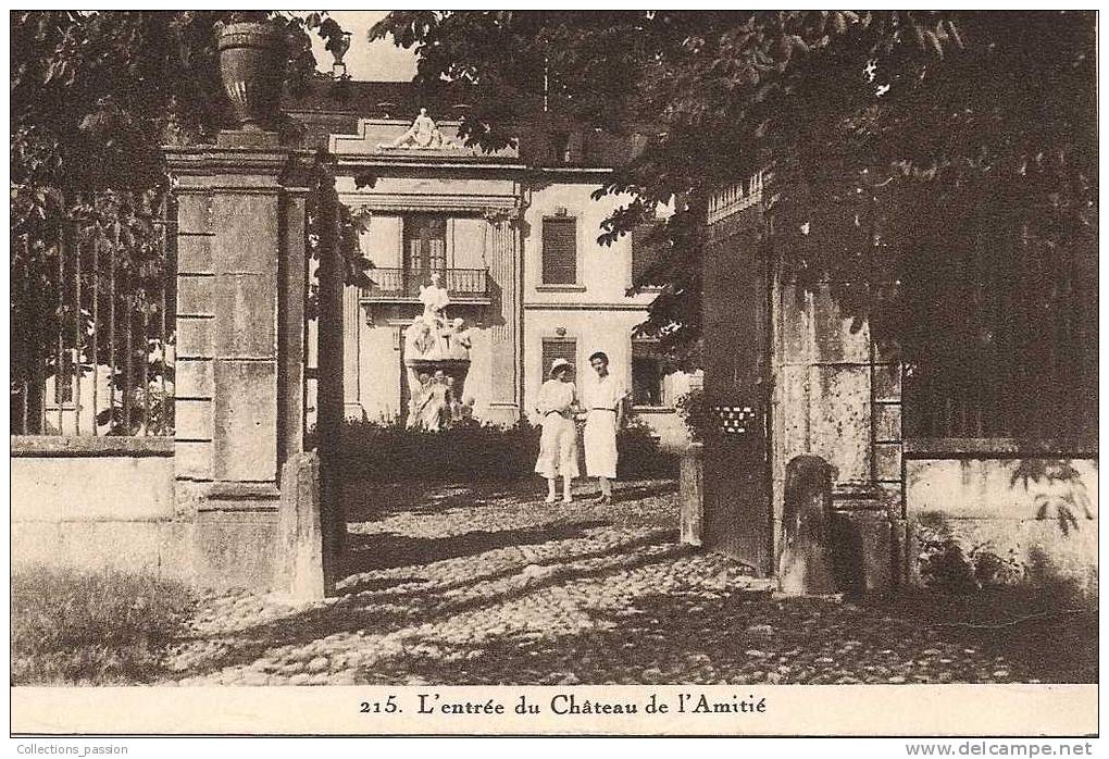 Cp , SUISSE , CHÄTEAU DE CARTIGNY , Prés De GENEVE , Entrée Du Château De L'amitié - Cartigny