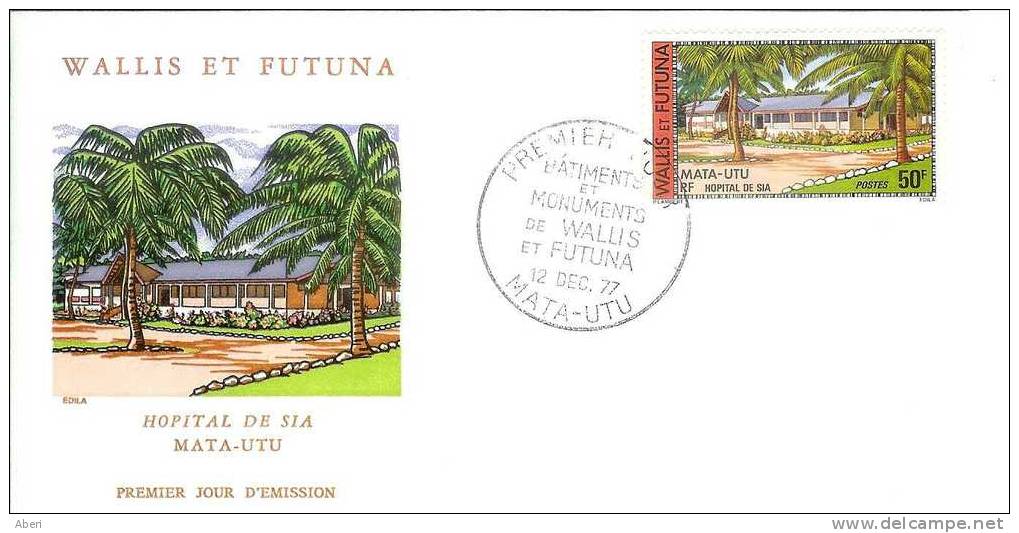 FDC 680  WALLIS Et FUTUNA - N° 204  BATIMENT - FDC