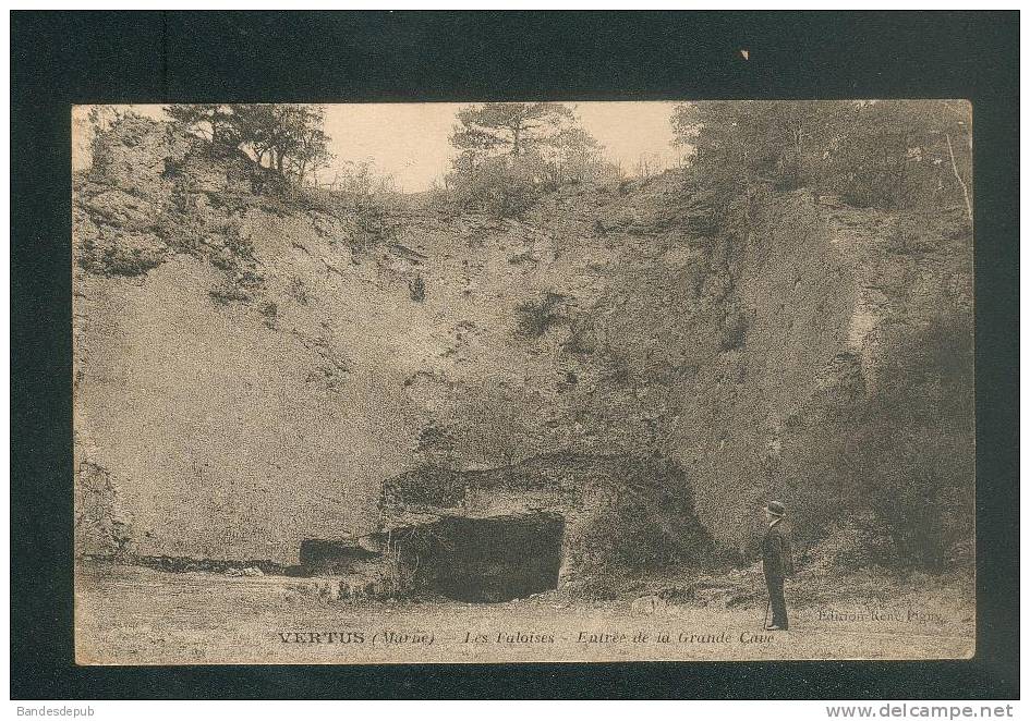 Vertus ( Marne 51) - Les Falaises - Entrée De La Grande Cave ( Animée Ed. René Pigny ) - Vertus