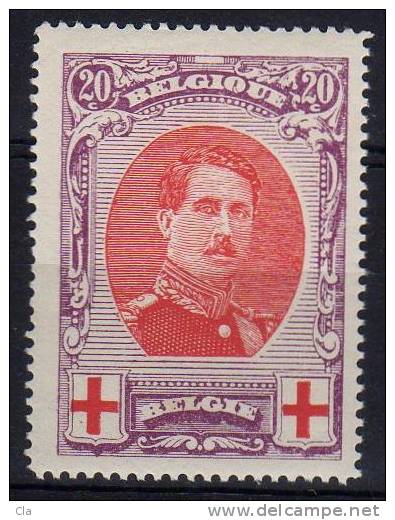 134  **  Cob 205 - 1914-1915 Croix-Rouge