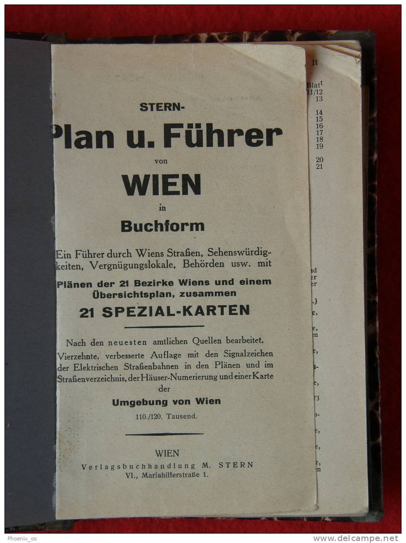 AUSTRIA - PLAN U. Fuhrer Fon WIEN - Autriche