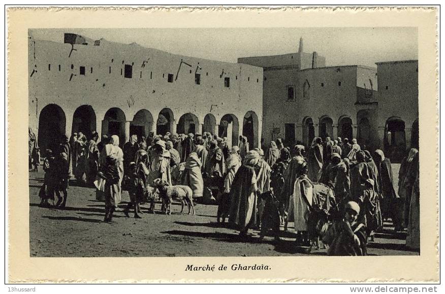 Carte Postale Ancienne Algérie - Marché De Ghardaia - Ghardaia