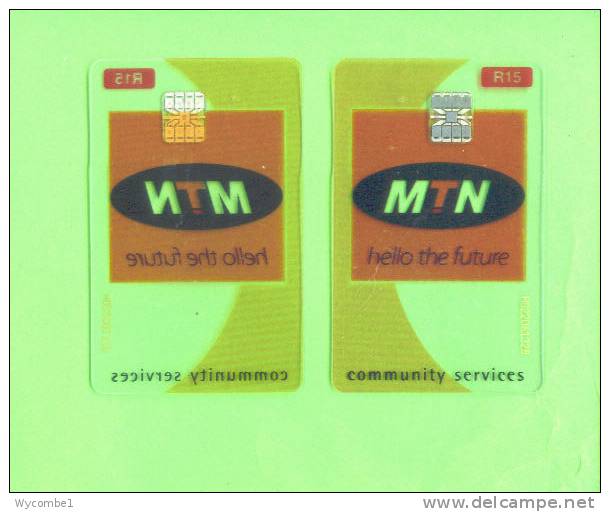 SOUTH AFRICA - Transparent Chip Phonecard/Community Services - Afrique Du Sud