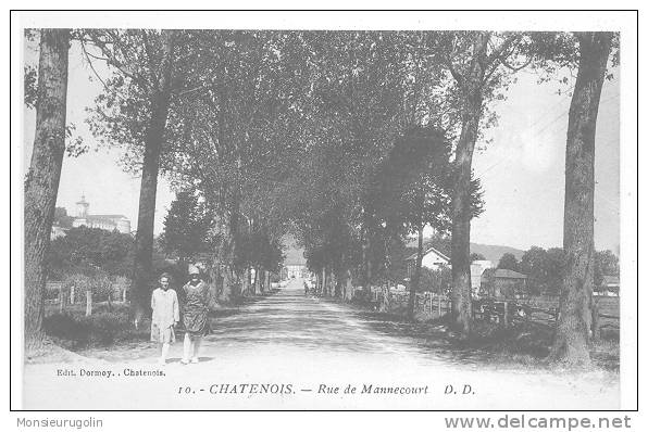 88 )) CHATENOIS - Rue De Mannecourt, Edit Dormoy N° 10, ANIMEE - Chatenois