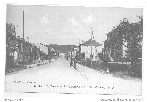 88 )) CHATENOIS - La Gendarmerie, Grande Rue,  Ed Dormoy N° 2 - Chatenois