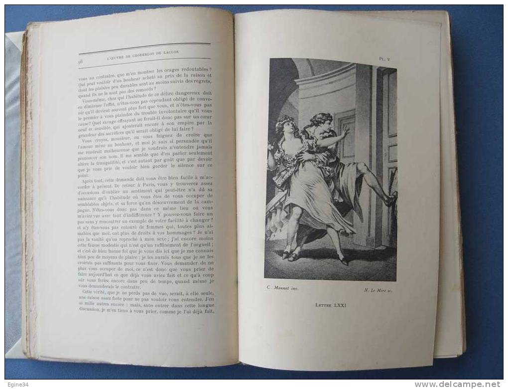 CURIOSA - L'OEUVRE DE CHODERLOS DE LACLOS  - LES LIAISONS DANGEREUSES  - Illustrations D'après Fragonard - Auteurs Classiques