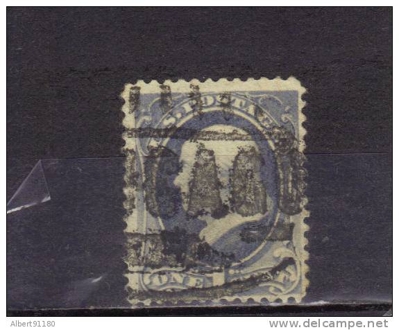 USA Framklin 1c Outremer 1870-82 N°39 - Used Stamps