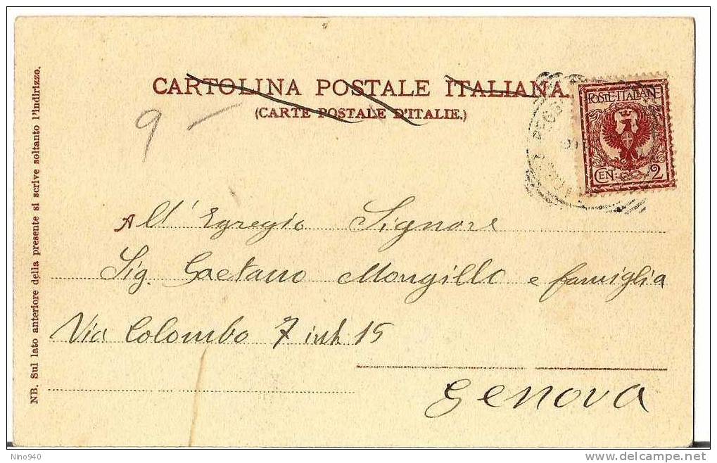 CATANIA - UNIVERSITA' - F/P - V: 1904 - INDIVISA - ANIMATA - Catania