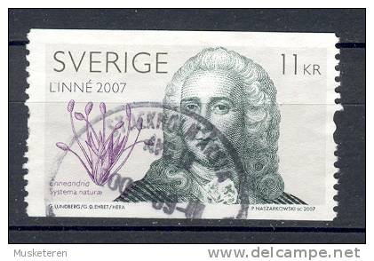Sweden 2007 Mi. 2572    11.00 Kr Geburtstag Von Birthday Of Carl Von Linné - Usados