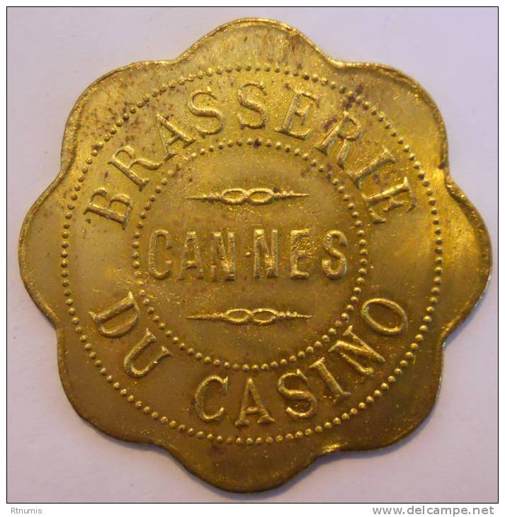 Cannes 06 Brasserie Du Casino 75 Centimes Elie 15.4 - Monetary / Of Necessity