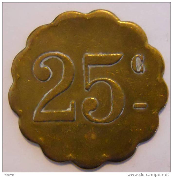 Grenoble 38 Café L´ascensuer 25 Centimes Elie 25.1 - Monetary / Of Necessity