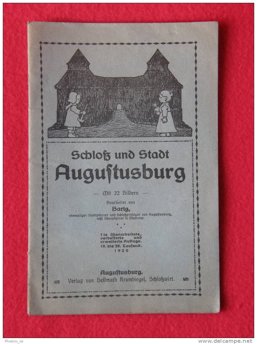 AUGUSTUSBURG DEUTSCHLAND - Schlos Und Stadt, 1920. - Sachsen