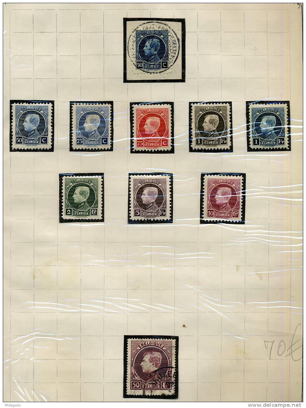 Roi Albert Ier  Collection 1911-1934   Généralement Belle Qualité Charnière Cote  862 € - Colecciones