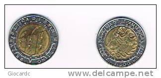 SAN MARINO LIRE 500 SCOPERTA AMERICA - CIRCOLATA - Saint-Marin