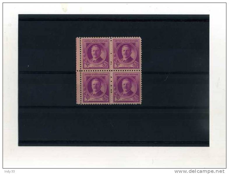 - U.S.A. . VICTOR HERBERT . 3c 1940 . BLOC DE 4 . BORD DE FEUILLE - Unused Stamps