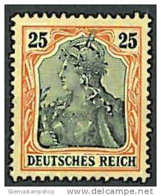 GERMANY - 25 Orange & Black - V1254 - Unused Stamps