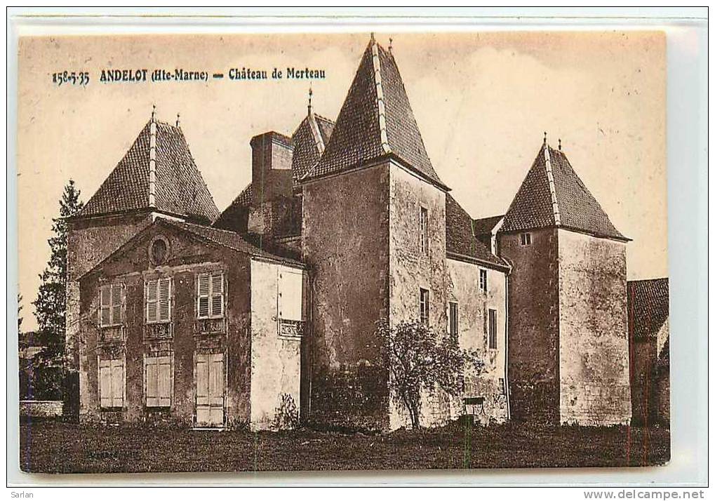 52 , Haute Marne , Ref 189 , Chateau De MORTEAU Par Andelot - Andelot Blancheville