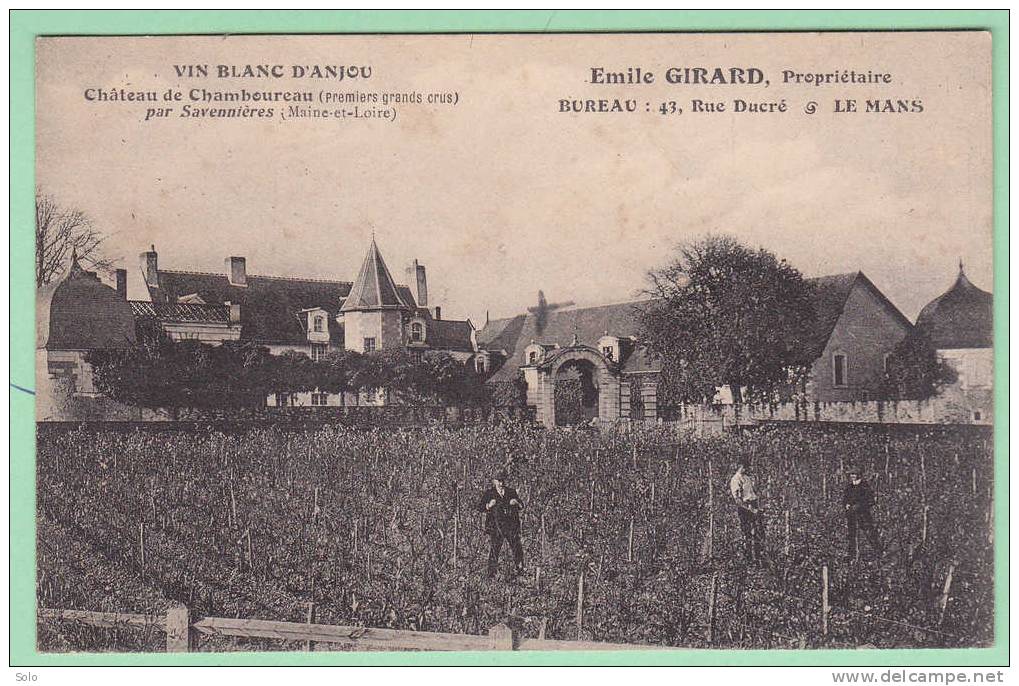 Château De Chamboureau, Par SAVENNIERES - Emile GIRARD, Propriétaire - Vénissieux