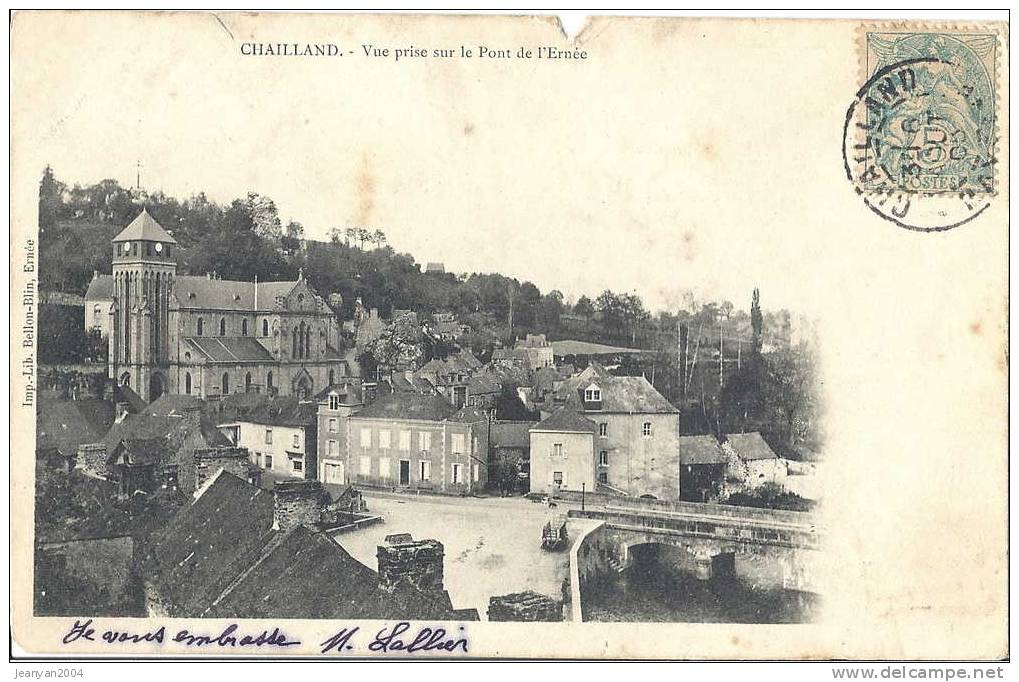 CPA Précurseur Chailland Pont De L'Ernée - Chailland