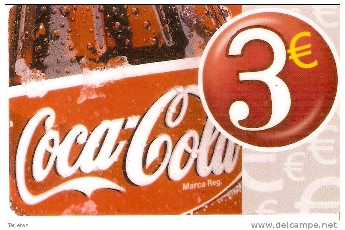 TARJETA DE ESPAÑA DE COCA-COLA DE CITYCALL - Publicidad