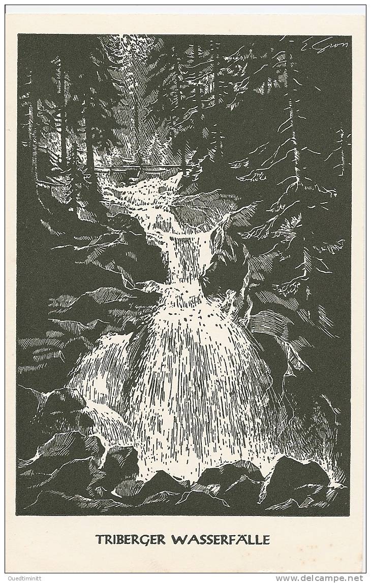 Allemagne.Triberger Wasserfalle.1956. - Triberg